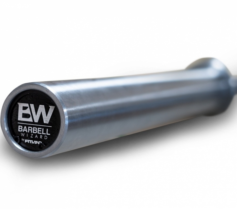 BARRA POWERLIFTING BARBELLl WIZARD – HARD CHROMED – 2.20 CM 20KG’S BW1418 - Foto 2/2