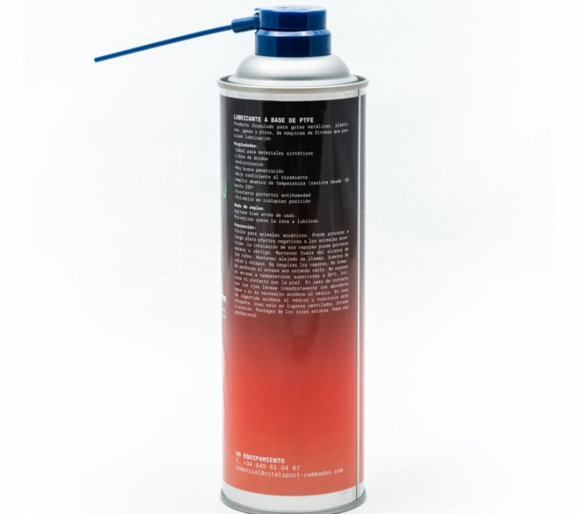 LUBRICANTE SPRAY PTFE OIL V.S. 500ML. - Foto 2/3