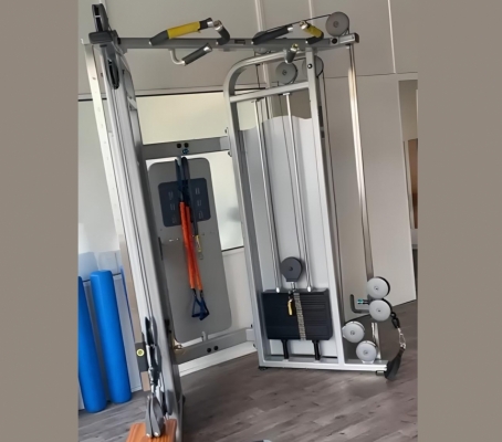 CRUCE DOBLE POLEA REGULABLE PLACAS O'LIVE