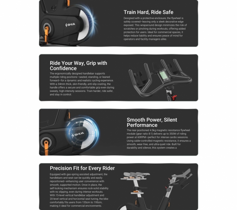 V9 Indoor Cycle VS-SH-B8900 - Foto 8/9